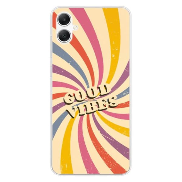 Coque i silikon med tryck kompatibel med Samsung Galaxy A05 Good vibes