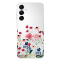 Miniatyrbild 1 av 6: Silicone-skal med tryck kompatibel med Samsung Galaxy A36 5G Våren i blommor