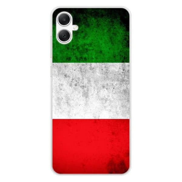 Silicone-fodral med tryck kompatibel med Samsung Galaxy A05 Italiens flagga
