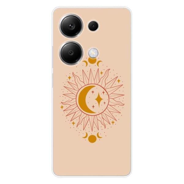 Siliconfodral med tryck kompatibel med Xiaomi Redmi Note 13 Pro 4G Zénith