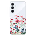 Miniatyrbild 1 av 6: Silikonskal med tryck kompatibel med Samsung Galaxy A35 5G Vår i blommor
