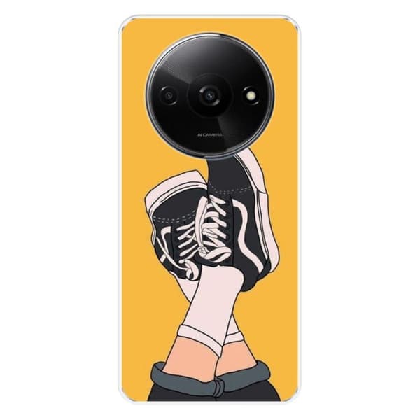Coque i tryckvänlig silikon kompatibel med Xiaomi Redmi A3 4G Sneakers