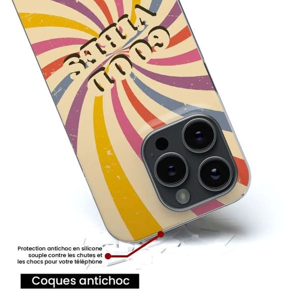 Coque i silikon med tryck kompatibel med Samsung Galaxy M15 5G Good vibes