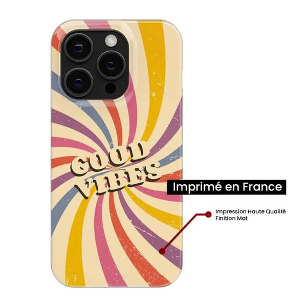 Coque i silikon med tryck kompatibel med Samsung Galaxy M15 5G Good vibes
