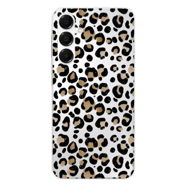 Siliconfodral med tryck kompatibel med Samsung Galaxy A36 5G Leopard