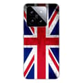Miniatyrbild 1 av 6: Siliconfodral med tryck som är kompatibelt med Xiaomi 14 Pro England Flagga