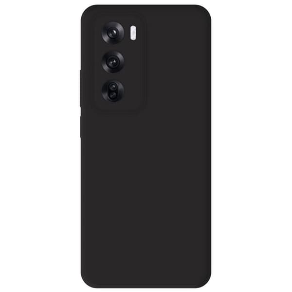Silikonarmband enhetlig Matt Svart kompatibel med Oppo Reno 12 Pro
