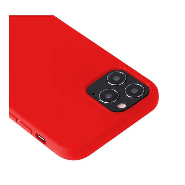 Enfärgade silikonöverdrag Mat Röd kompatibel med Xiaomi Redmi Note 13 4G