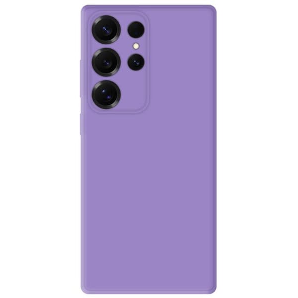 Enfärgad silikonskal Mat Lila kompatibel med Samsung Galaxy S25 Ultra
