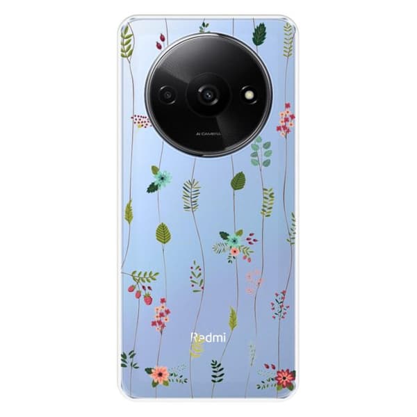 Siliconehölje med mönster som är kompatibelt med Xiaomi Redmi A3 4G Blommönster