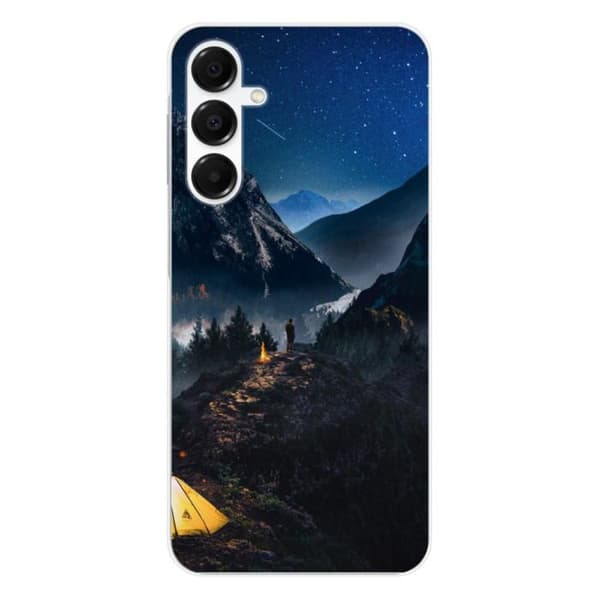 Siliconfodral med tryck kompatibel med Samsung Galaxy A16 Endast i Berg.