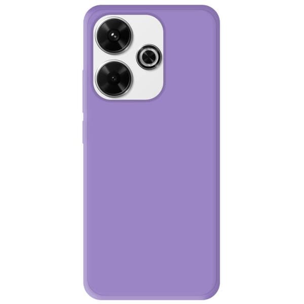 Enhetlig silikon skal Matt Lila kompatibel med Xiaomi Redmi 13 4G