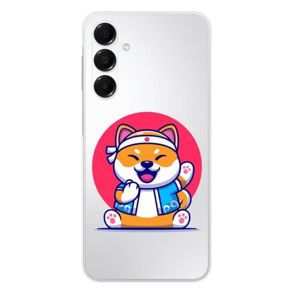 Siliconfodral - Kompatibel med Samsung Galaxy A16 - shiba ninja-design