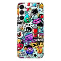 Miniatyrbild 1 av 6: Coque i silikon med tryck kompatibel med Samsung Galaxy A16 Graffiti 2