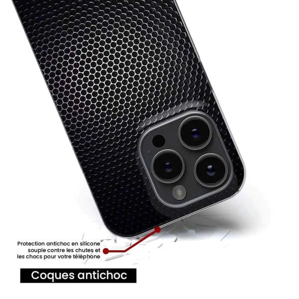 Silicone-fodral med tryck kompatibel med Xiaomi 14T Pro Dark Metal