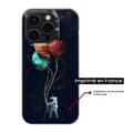 Miniatyrbild 2 av 6: Siliconfodral med tryck kompatibel med Samsung Galaxy A05 Cosmonaute med Ballonger