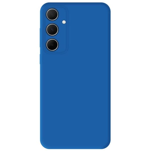Enfällig silikonfodral i matt blått kompatibelt med Samsung Galaxy A35 5G