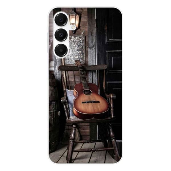 Siliconfodral med tryck kompatibel med Samsung Galaxy A16 Gitarr
