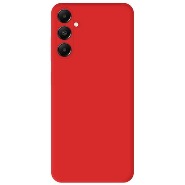 Enfång av silikongummi i enhetlig röd färg, kompatibel med Samsung Galaxy A05S