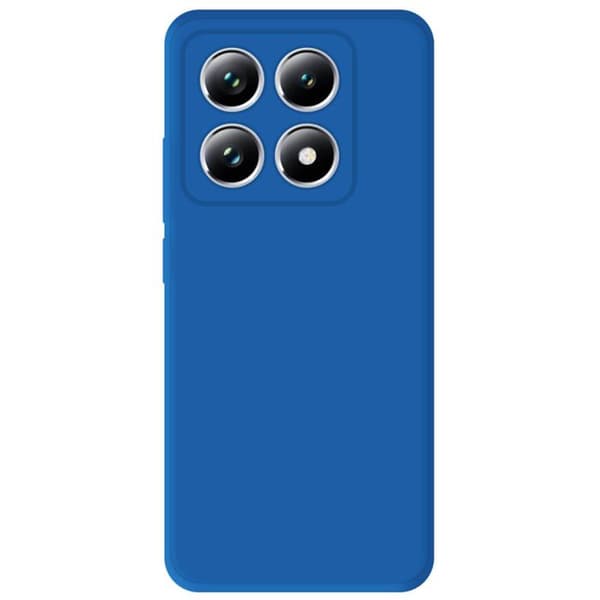 Enfärgad silikonhylsa Matt Blå kompatibel med Xiaomi 14T Pro