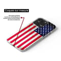 Miniatyrbild 3 av 6: Silicone-skal med tryck kompatibel med Samsung Galaxy A16 USA:s flagga