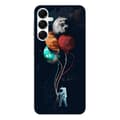 Miniatyrbild 1 av 6: Silicone-skal med tryck kompatibel med Samsung Galaxy A16 Rymdman med ballonger