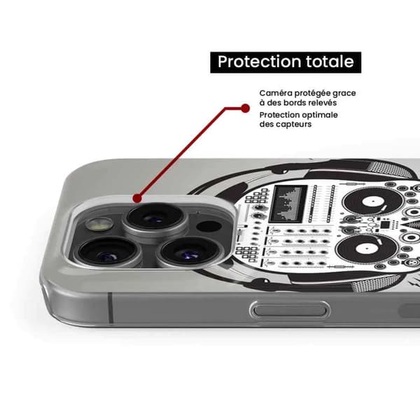 Silikonskal med tryck kompatibel med Xiaomi 14T Pro Skull Music