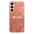 Miniatyrbild 1 av 6: Silicone-skal med tryck kompatibel med Samsung Galaxy A36 5G Hjärtglitter