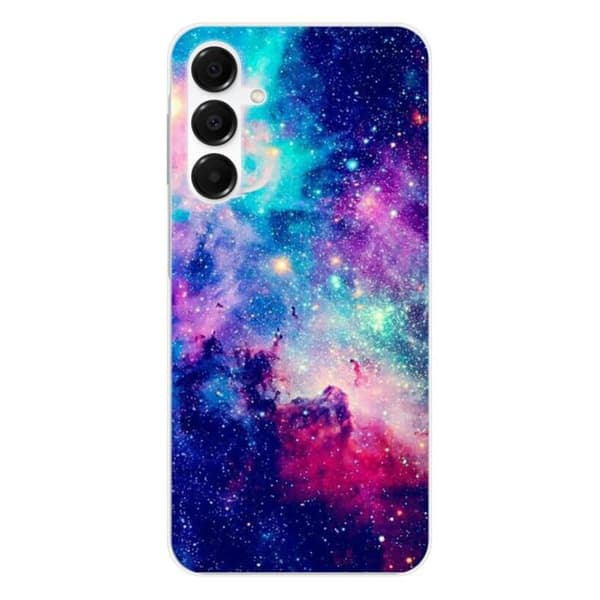 Silicone-skal med tryck kompatibel med Samsung Galaxy A16 Blått Galaxy