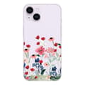 Miniatyrbild 1 av 6: Siliconfodral med tryck kompatibel med Apple iPhone 15 Vår i blommor