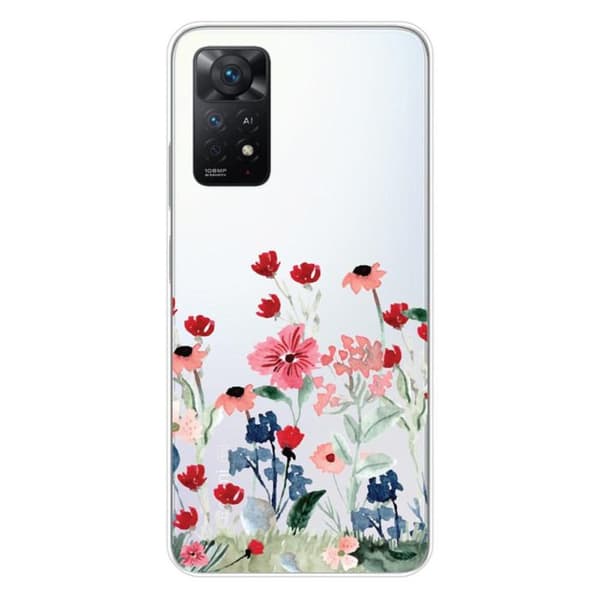 Silicone-skal med tryck kompatibel med Xiaomi Redmi Note 11 Pro Plus 5G Vår i blommor