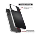 Miniatyrbild 4 av 6: Siliconfodral med tryck kompatibel med Samsung Galaxy A16 Dark Metal