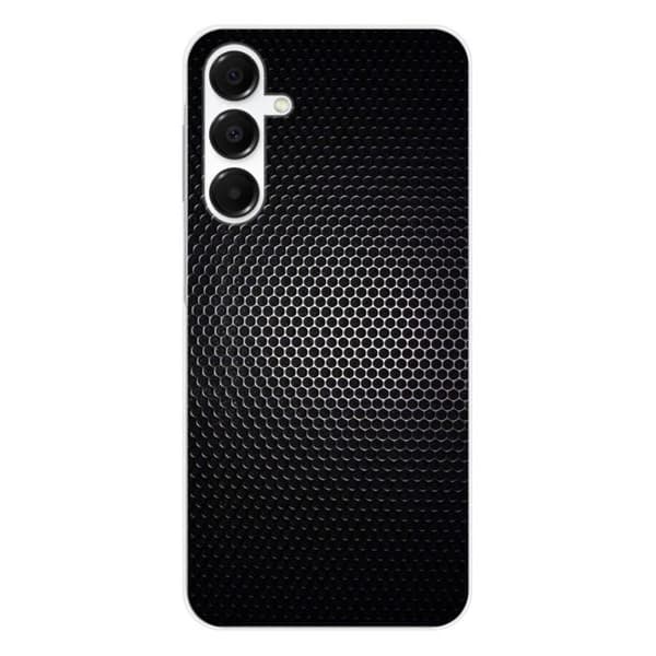 Siliconfodral med tryck kompatibel med Samsung Galaxy A16 Dark Metal