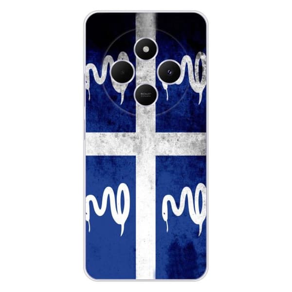 Siliconfodral med tryck kompatibel med Xiaomi Redmi 14C 4G Martinique Flagga