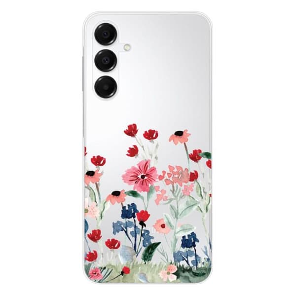 Siliconfodral med tryck som är kompatibelt med Samsung Galaxy A16 Vår i blommor