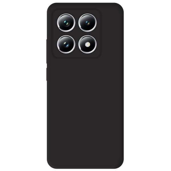Enfärgad silikonvara Mattsvart kompatibel med Xiaomi 14T Pro