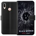 Miniatyrbillede 1 af 3: Huawei P20 lite Tegnebogsetui Black Mirror Sci-Fi Netflix Serie Dystopi Teknologi Cyberpunk Mørkt TV Videospil Tema