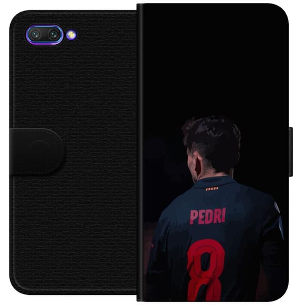 Honor 10 Lommeboketui Pedri FC Barcelona Fotball Spansk Midtbanespiller Mål Sportsmotivasjon Fans Barn Ungdom