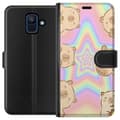 Pikkukuva 1 / 3: Samsung Galaxy A6 (2018) Lompakkokotelo Kawaii Capybara Galaxy Söpö Anime Eläin Avaruusteema Kawaii Trendi Lahja TikTok-suunnittelu