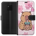 Pikkukuva 1 / 3: Huawei Mate 20 Pro Lompakkokotelo Kawaii Capybara Sydän Anime-tyyli Söpö Suunnittelu Eläinaihe TikTok Suosittu Lahja Tyttö