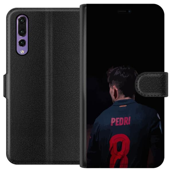 Huawei P20 Pro Lompakkokotelo Pedri FC Barcelona Jalkapallo Espanjalainen Keskikenttäpelaaja Maali Urheilumotivaatio Fanit Lapset Nuoret
