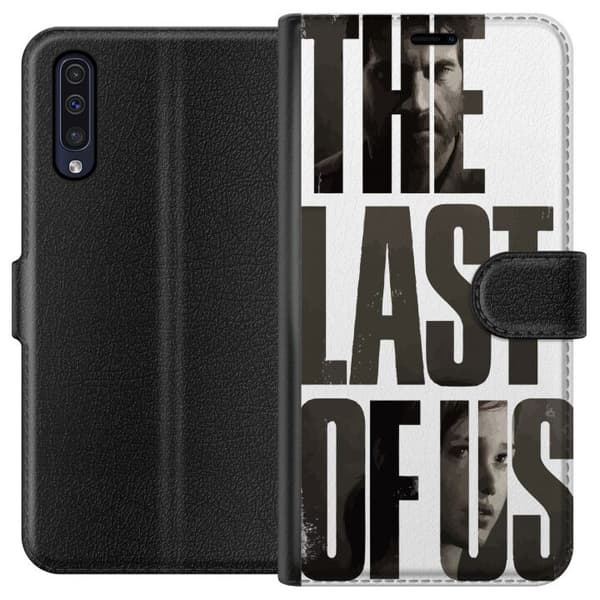 Samsung Galaxy A50 Lompakkokotelo The Last of Us Ellie Joel Apokalypsi Clickers TV-sarja Fanart Dystopia Pelimotiivi