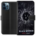 Miniatyrbillede 1 af 3: Apple iPhone 12 Pro Max Tegnebogsetui Black Mirror Sci-Fi Netflix Serie Dystopi Teknologi Cyberpunk Mørkt TV Videospil Tema