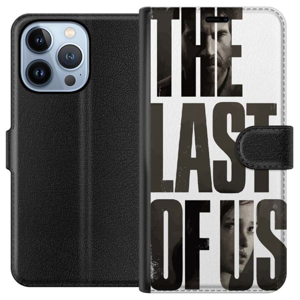 Apple iPhone 13 Pro Lompakkokotelo The Last of Us Ellie Joel Apokalypsi Clickers TV-sarja Fanart Dystopia Pelimotiivi