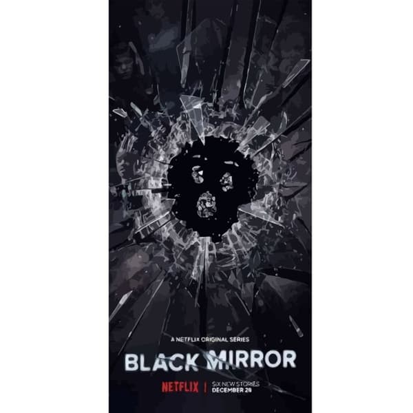 Apple iPhone 13 Pro Lommeboketui Black Mirror Sci-Fi Netflix Serie Dystopi Teknologi Cyberpunk Mørkt TV Videospill Tema