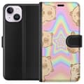 Miniatyrbillede 1 af 3: Apple iPhone 14 Tegnebogsetui Kawaii Capybara Galaxy Sød Anime Dyr Rummotiv Kawaii Trend Gave TikTok Design