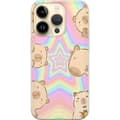 Miniatyrbillede 1 af 3: Apple iPhone 14 Pro Gennemsigtig cover Kawaii Capybara Galaxy Sød Anime Dyr Rummotiv Kawaii Trend Gave TikTok Design