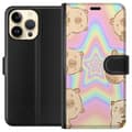 Miniatyrbilde 1 av 3: Apple iPhone 14 Pro Max Lommeboketui Kawaii Capybara Galaxy Søt Anime Dyr Romtema Kawaii Trend Gave TikTok Design
