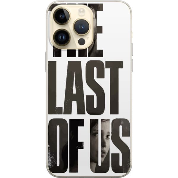 Apple iPhone 14 Pro Max Gjennomsiktig deksel The Last of Us Ellie Joel Apokalypse Clickers TV-serie Fanart Dystopi Spelmotiv