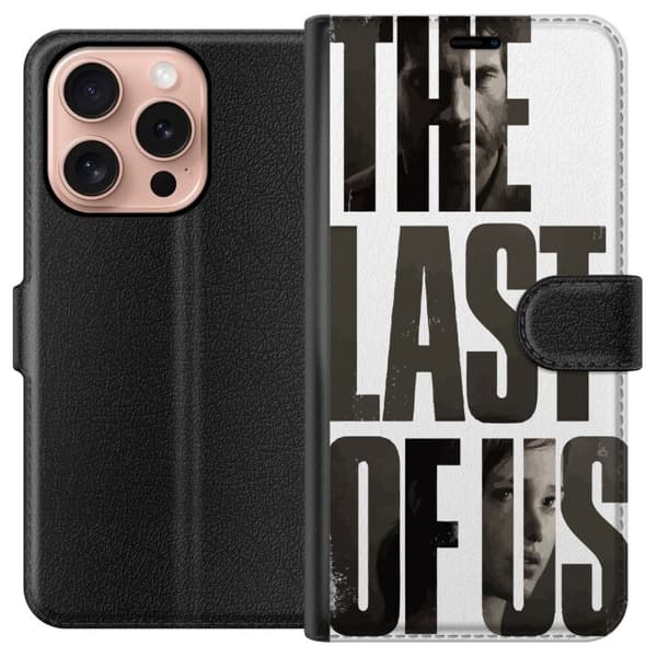 Apple iPhone 16 Pro Lompakkokotelo The Last of Us Ellie Joel Apokalypsi Clickers TV-sarja Fanart Dystopia Pelimotiivi